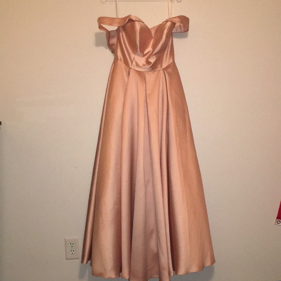 Blush Pink Ballgown Prom Dress - Picture 1 of 5